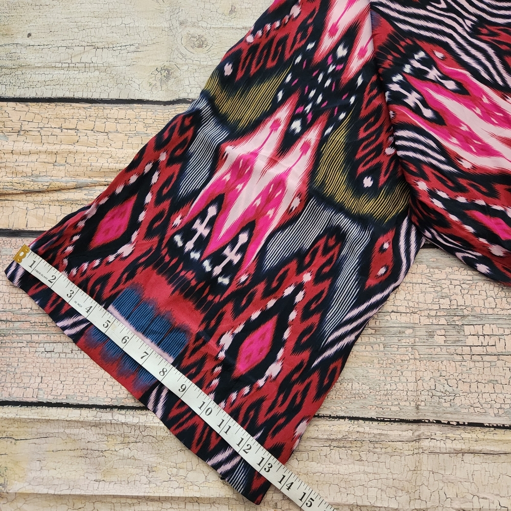 Vibrant Geometric Patterned Pants - Picture 4 of 14